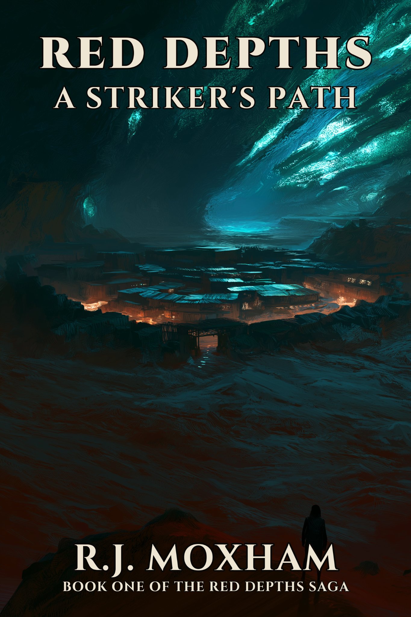 Red Depths: A Striker's Path — Book One cover by R.J. Moxham